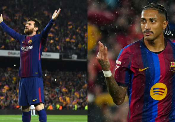 messi and raphinha