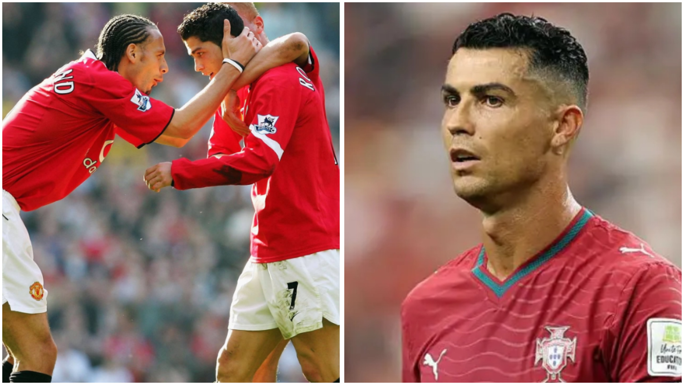 cr7 and rio ferdinand