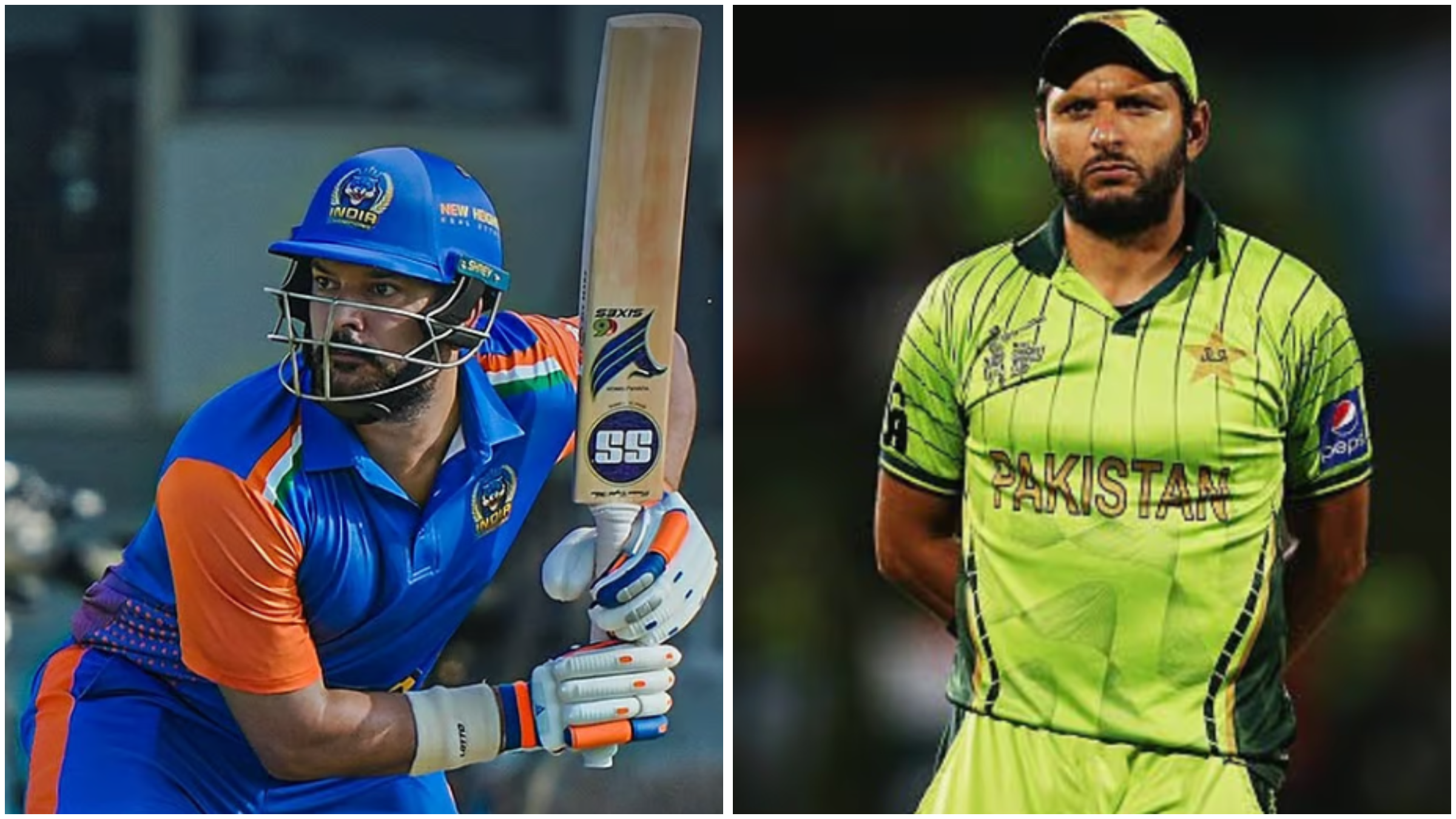 yuvi and afridi